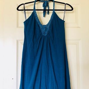 Turquoise Halter Top Billabong Dress